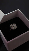 Four-Leaf Clover Anxiety Spinner Ring – Lucky Stress-Relief Jewelry