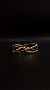 Golden Knot Cuff Bracelet – Bold Minimalist Statement