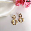 Eternal Elegance Golden Eight Earrings