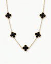 Black Clover Minimal Lucky Charm Necklace