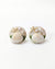 Coastal Charm Seashell Beach Theme with Pearls Stud Earrings