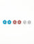 Multicolor Blossom Studs Combo Set