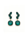 Emerald Green Crystal Earrings