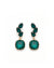 Emerald Green Crystal Earrings