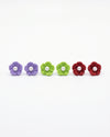 Rainbow Blossom Studs Combo Set