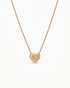 Heart Pendant Gold Chain Minimal Necklace