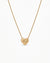 Heart Pendant Gold Chain Minimal Necklace