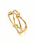 Golden Knot Cuff Bracelet – Bold Minimalist Statement