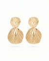 Golden Plated Shell Design Earrings