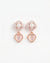 Pearl & Heart Drop Earrings – Rose Gold Romantic Jewelry