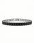 Classic Black Crystal Tennis Bracelet – Silver Finish